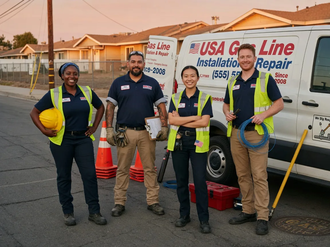 Gas Line Installation company in Lasara, TX